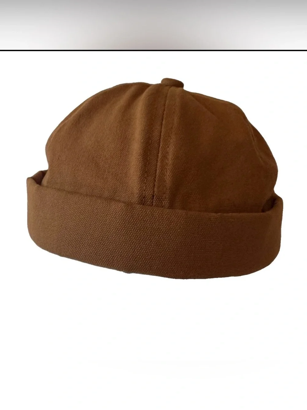 Dry Goods Supplies Beanie Cap Denim Blue, Brimless, Cotton